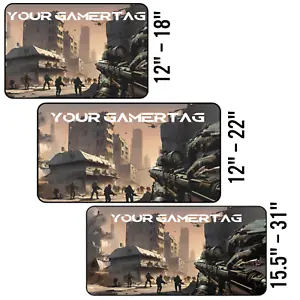 Custom Gamertag Call O Duty WarZone 1st Person Shooter Gaming Mousepad Desk Mat - Picture 1 of 8