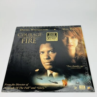 Широкоэкранный лазерный диск Courage Under Fire 1996 Denzel Washington термоусадочная пленка очень хорошее состояние - Изображение 1 из 3