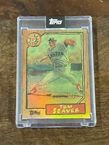2024 Topps Spotlight Andy Friedman TOM SEAVER Encased Gold Foil Parallel 1/1 - Bild 1 von 2