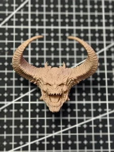 1/12 1/4 1/6 1/18 Unpainted Spawn Head Carved Model Toys - Picture 1 of 3