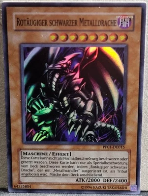 YU-GI-OH! - 1x Rotäugiger schwarzer Metalldrache (2) - PP01-DE015 - Deutsch - Bild 1 von 4