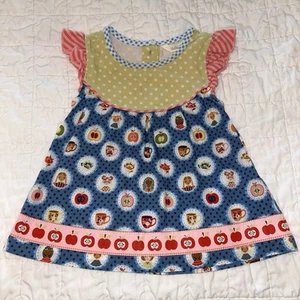 Girls MATILDA JANE Adventure Begins Cameo Girls Flutter Top Size 2 Apples - Picture 1 of 2