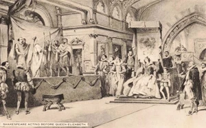 Postkarte Tuck's Shakespeare vor Queen Elizabeth AZ85 - Bild 1 von 2