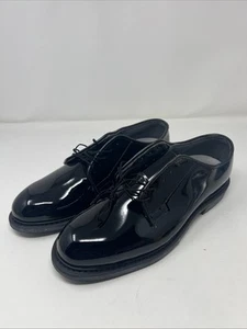 Bates Men's High Gloss Uniform Black E00941 Size 11 D - Free Shipping - Picture 1 of 8