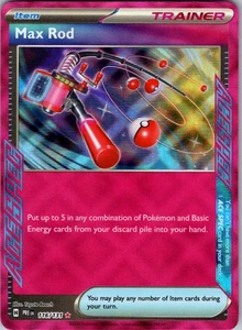 Max Rod 116/131 ACE SPEC Rare Holo SV: Prismatic Evolutions NM - Bild 1 von 2