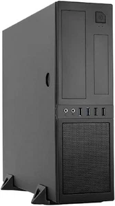Chieftec Case Mini CS-12B Uni 300W Mini cs 12 b - Bild 1 von 8