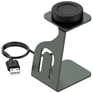 Aluminum Charging Holder for Galaxy Watch Series in Stylish Grey Finish - Zdjęcie 1 z 8