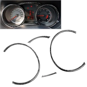 4Pcs For Mitsubishi Lancer 2008-2014 Carbon Fiber Speedometer Panel Cover Trim - Picture 1 of 9