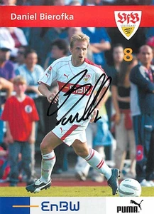 Daniel Bierofka VfB Stuttgart Autogrammkarte signiert Mittelfeld Trikot - Bild 1 von 2