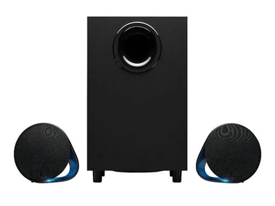 Logitech G560 LIGHTSYNC Gaming Speakers with Game Driven RGB Lighting - Black - Image 1 of 4