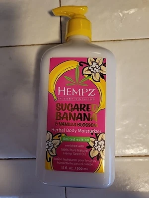 Hempz Sugared Banana & Vanilla Blossom LIMITED EDITION 17 FL OZ - Image 1 of 2