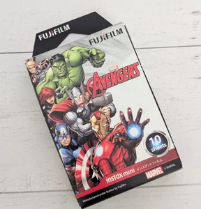 Fujifilm Instax Mini MARVEL AVENGERS Instant Film (exp 2017) Sealed Box HTF - Picture 1 of 10