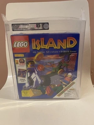 VGA 85 Graded LEGO Island BIG BOX PC CD-ROM Windows 95 Computer Game New Sealed - Image 1 of 4