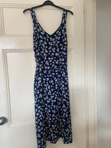 Joules Midi Floral Dress Size 10 - Picture 1 of 13