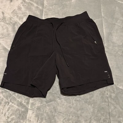 Шорты Lululemon Pace Breaker 8 дюймов сланец размер большой черный цвет спортивная одежда - Изображение 1 из 3