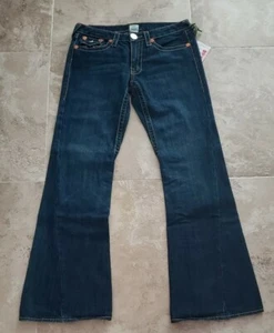 NWT TRUE RELIGION RAINBOW JOEY JEANS WOMEN SIZE 32 - Picture 1 of 6
