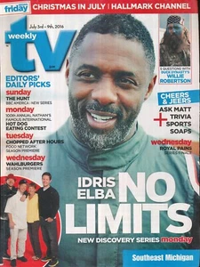 TV SETTIMANALE 2016 3-9 LUGLIO IDRIS ELBA (BUONE/BUONE CONDIZIONI) - Foto 1 di 1