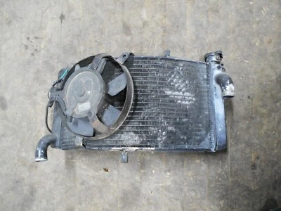 1997-99 Honda CBR900RR CBR 900RR OEM Radiator Engine Cooler W/ Fan 19040-MAS-E01 - Image 1 of 2