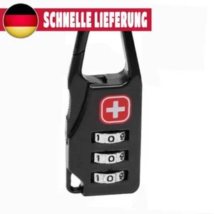 3-stelliges Kombinationsschloss Vorhängeschloss Rostfrei Zahlenschloss - Bild 1 von 11