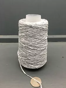200G 2NM VISCOSE CHENILLE YARN PEARL GREY - Picture 1 of 2