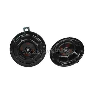 Juego de bocinas Universal Hella Black Thunder Supertone 12V aptas para coches y bicicletas - Imagen 1 de 3