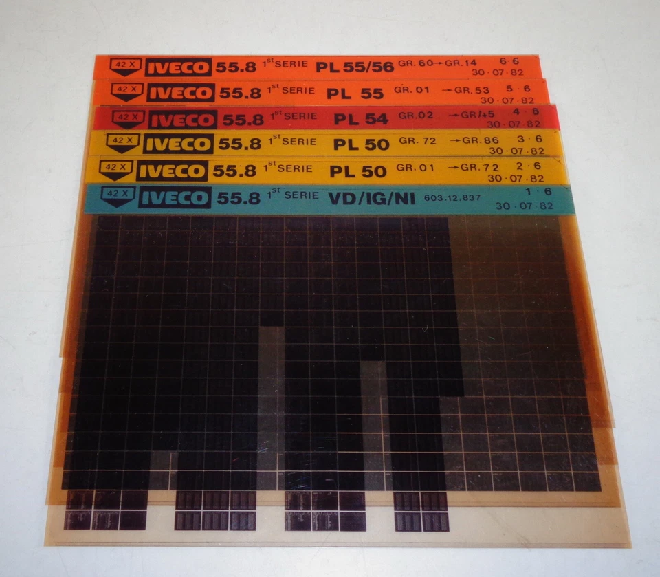 Microfich Catalogue des Pièces / Parties List Iveco 55-8 Support 07/1982 - Photo 1/1