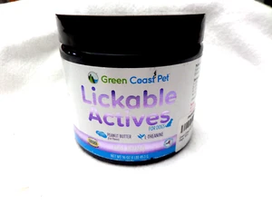 Green Coast Pet Lickable Actives Calming Peanut Butter supplement for dogs 16 oz - Picture 1 of 3