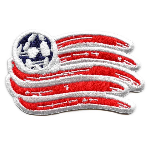 New England Revolution Primary Team Crest Patch MLS Embroidered Iron On Cover