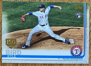 2019 Topps Update Series 150th Anniversary KYLE BIRD RC #US80 Rangers - Picture 1 of 1