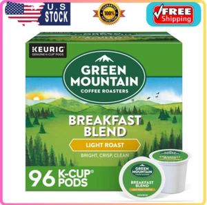 Green Mountain Coffee Roasters Breakfast Blend K-Cups, Light Roast, 96 Count - Picture 1 of 15