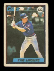 Venezuela Sticker 1990 #132 Ryne Sandberg HOF RARE Venezuelan VG - Picture 1 of 2