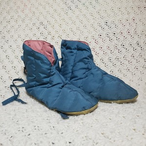 goose down slipper booties