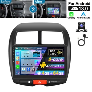 DAB+ Android 13 Carplay Autoradio GPS Navi WIFI 4+64G Für Mitsubishi ASX 2010-16 - Bild 1 von 20