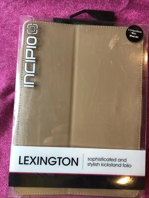 Incipio Lexington Sophisticated Kickstand Folio Case for iPad Air Brown/Pink - Image 1 of 4