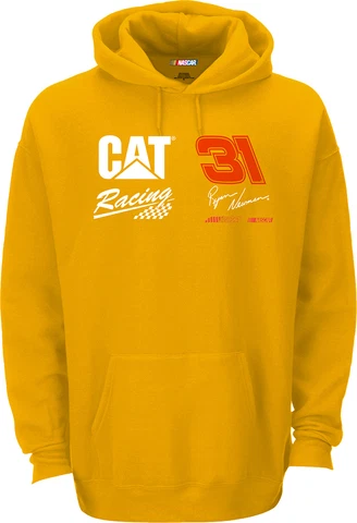 Ryan Newman 2015 Checkered Flag Sports #31 Cat Racing Sponsor Hoodie FREE SHIP! Cover