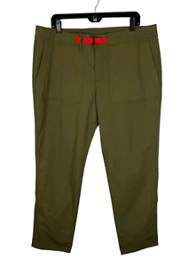 NEW Outdoor Research Green Shastin Pants Size 14P Womens Pockets Belt Cordura - Picture 1 of 10
