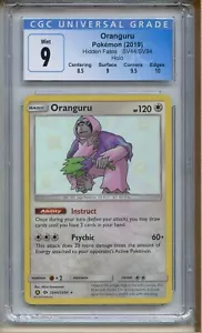 2019 Pokemon GCC Destini Nascosti Oranguru Olo Lucido Raro SV44/SV94 NUOVO DI ZECCA 9 CGC sottomarini - Foto 1 di 2