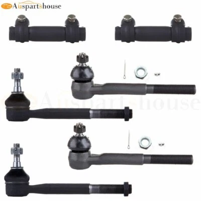 6x Tie Rod Ends Inner Outer Tie Rods Kit For 88-99 Chevy GMC K1500 K2500 K3500 Foto 1 de 4