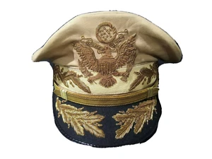 WW2 USA ARMY GENERAL DOUGLAS MACARTHUR AUTHENTIC UNIFORM KHAKI Embroidered HATS - Picture 1 of 8