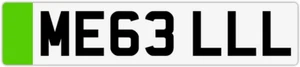 MEL 😎 PERSONAL PRIVATE PLATE MELS MELANIE MELL ME ML CAR REGISTRATION ME63 LLL - Picture 1 of 4