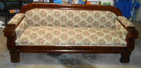 Antique Empire Sofa Cover