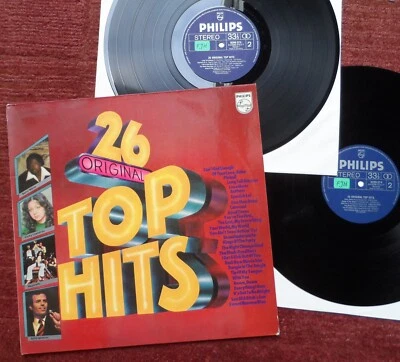 2 LP Sampler - 26 Original Top Hits ( Philips 6612054)  (vg+/vg+) - Bild 1 von 4