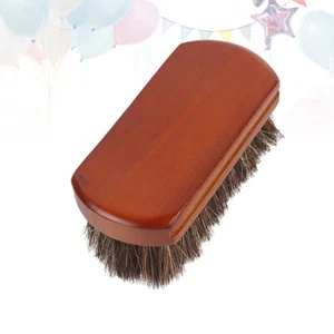 Cepillo para zapatos de crin de caballo grande profesional para botas y cepillo 1 pieza - Imagen 1 de 12