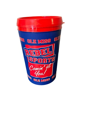 34oz OLE MISS Comin' At You! INSULATED MUG with Handle ALADDIN Mississippi Cover