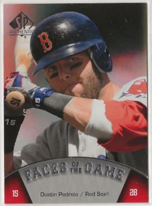 2009 Upper Deck SP Authentic Faces of the Game #184 Dustin Pedroia - Picture 1 of 2