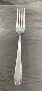 1933 Deerfield Vision 7” Fork Silver Plate - Picture 1 of 6