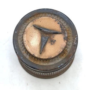 Toyota Celica 70s 80s Vintage Metal Wheel Hub Center Cap Genuine OEM Black/Gold - Picture 1 of 14