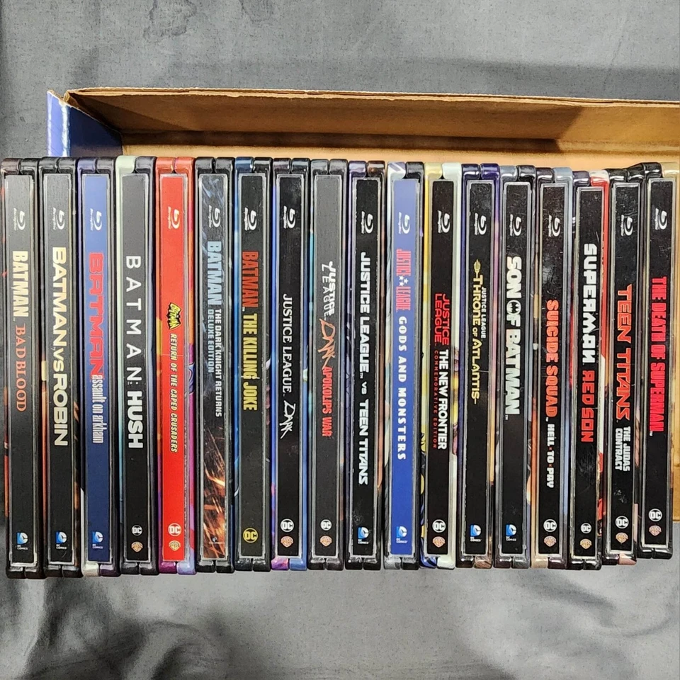 DC Animated Steelbook Bluray Lot BUY 4 GET 40% OFF Bad Blood Hush Hell to Pay - Image 1 of 1