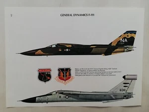 GENERAL DYNAMICS F-111 Military Aviation History Encyclopedia Board - Picture 1 of 2