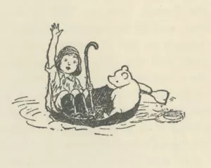 Winnie-the-Pooh 1926 - Brain of Pooh por Ernest H Shepard impresión artística giclee - Imagen 1 de 3